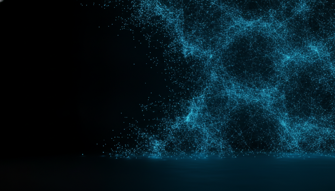 An abstract image of a vast digital neural network hitting a hard limit, representing the Moonshot AI Kimi K3 compute shortage.