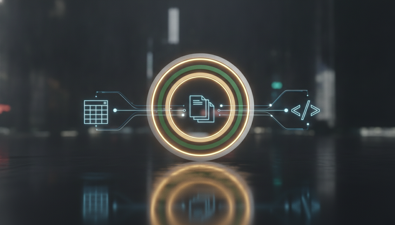 An abstract hero image representing the OpenAI GPT-5.6 model family, with three glowing rings for the Sol, Terra, and Luna tiers, powering an autonomous AI agent.
