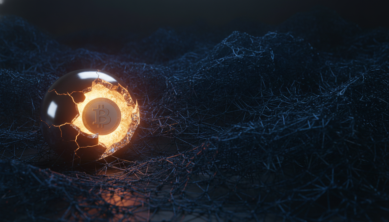 An abstract hero image representing the launch of Grok 4.5, showing a glowing neural network with a node broken open to reveal a low price tag, symbolizing its disruptive cost.